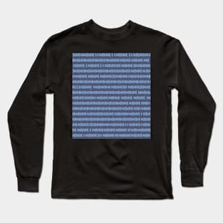 Blue Find the Code Game Long Sleeve T-Shirt